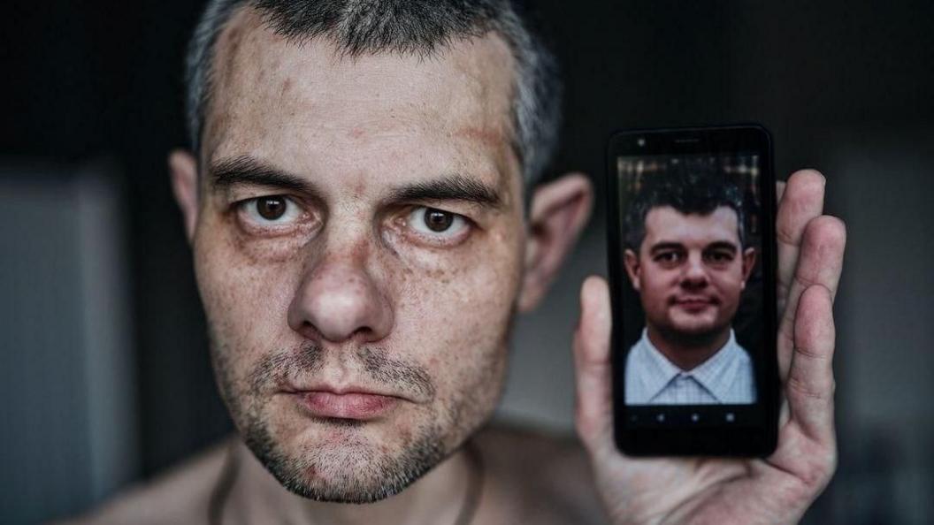 Image caption,Ihor Shyshko alleges that Hubbard was subjected to sexual humiliation and abuse for the entertainment of Russian prison staff