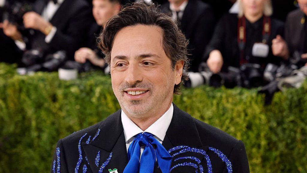 Image caption,Google co-founder Sergey Brin has reportedly  given more than $100 million to a political nonprofit funding ballot measures that could block the wealth tax