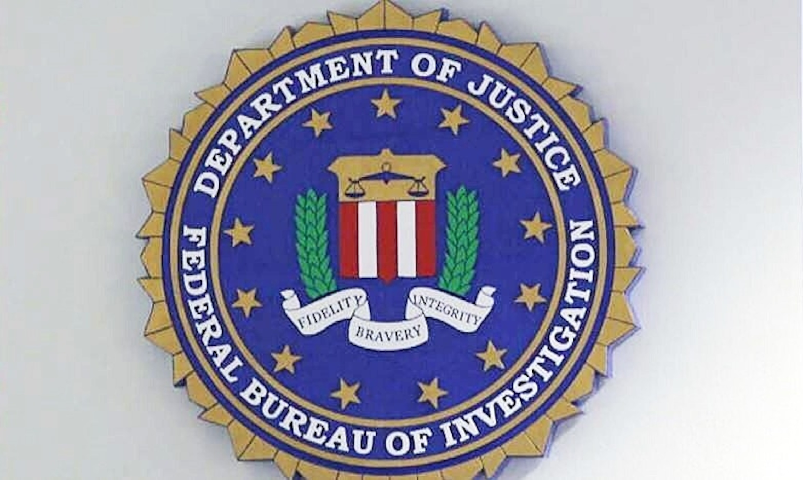The FBI seal is shown in the election security command center at FBI headquarters on Nov. 4, 2024.ABC News