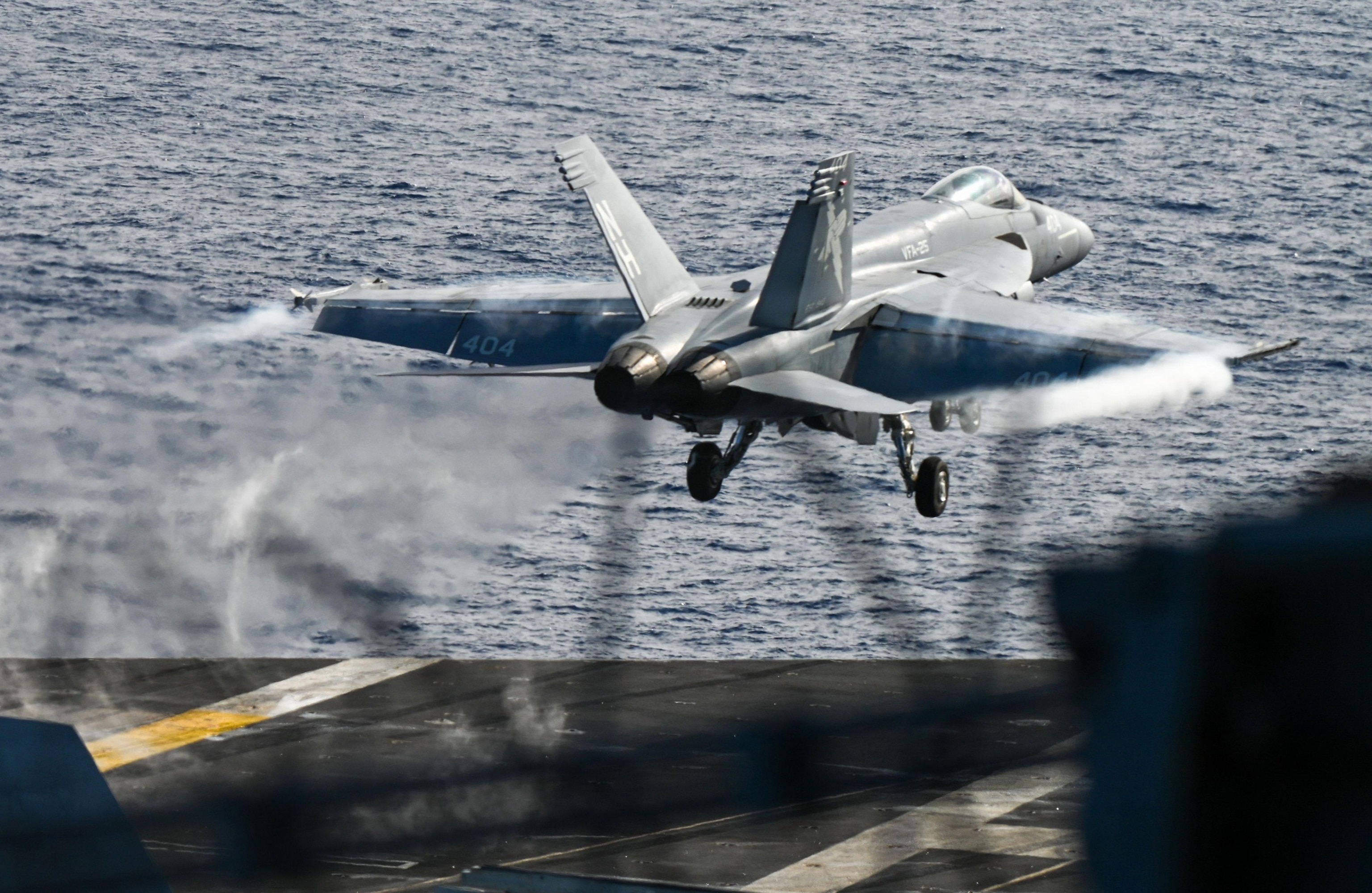 U.S. Navy Command Master Chief John Shubert, assigned to Airborne Command and Control Squadron (VAW) 115, conducts leadership training aboard Nimitz-class aircraft carrier USS Theodore Roosevelt, Oct. 20, 2026.US Navy