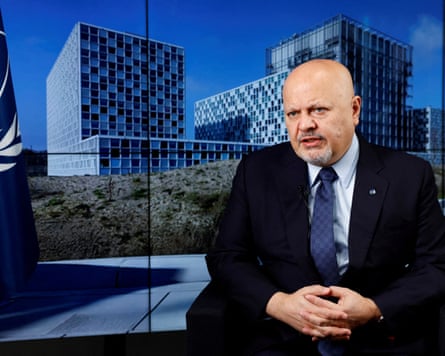 The former ICC chief prosecutor, Karim Khan.Photograph: Piroschka Van De Wouw/Reuters