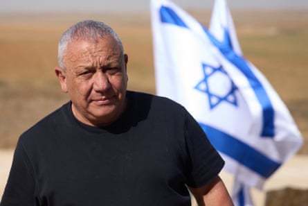 Gadi Eisenkot championed the “Dahiya doctrine” in the 2006 war with Hezbollah, which advocated overwhelming force against civilian areas where militants operated.Photograph: Ariel Schalit/AP