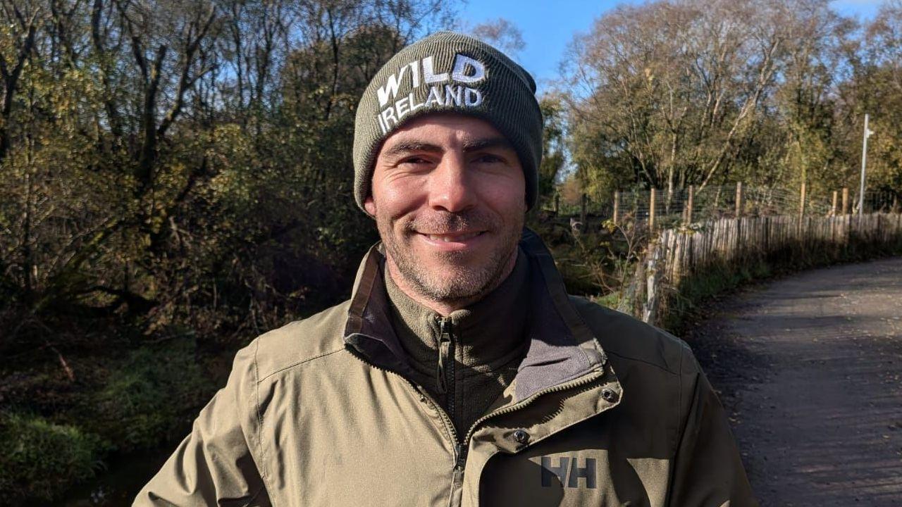 Image caption,Wild Ireland founder Killian McLaughlin says the bears' health improvements since their arrival have been remarkable