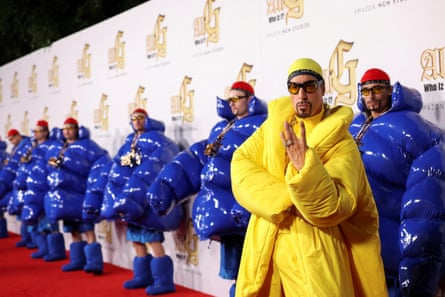 Baron Cohen at the film’s Los Angeles premiere.Photograph: Mario Anzuoni/Reuters