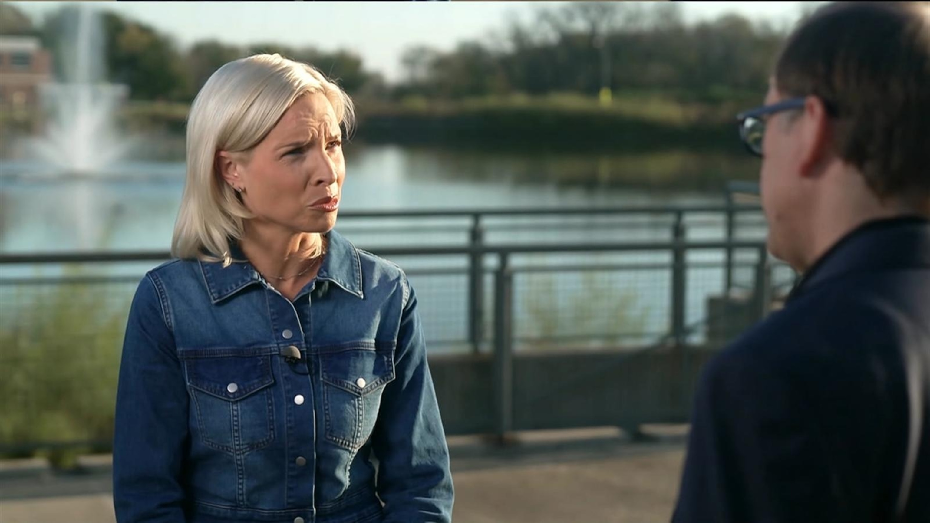 Rep. Ashley Hinson, R-Iowa, chats with ABC News' Jonathan Karl.ABC News