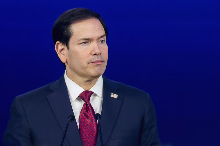Secretary of State Marco Rubio in Samarkand, Uzbekistan, on Oct. 19.Kylie Cooper / Pool/AFP via Getty
