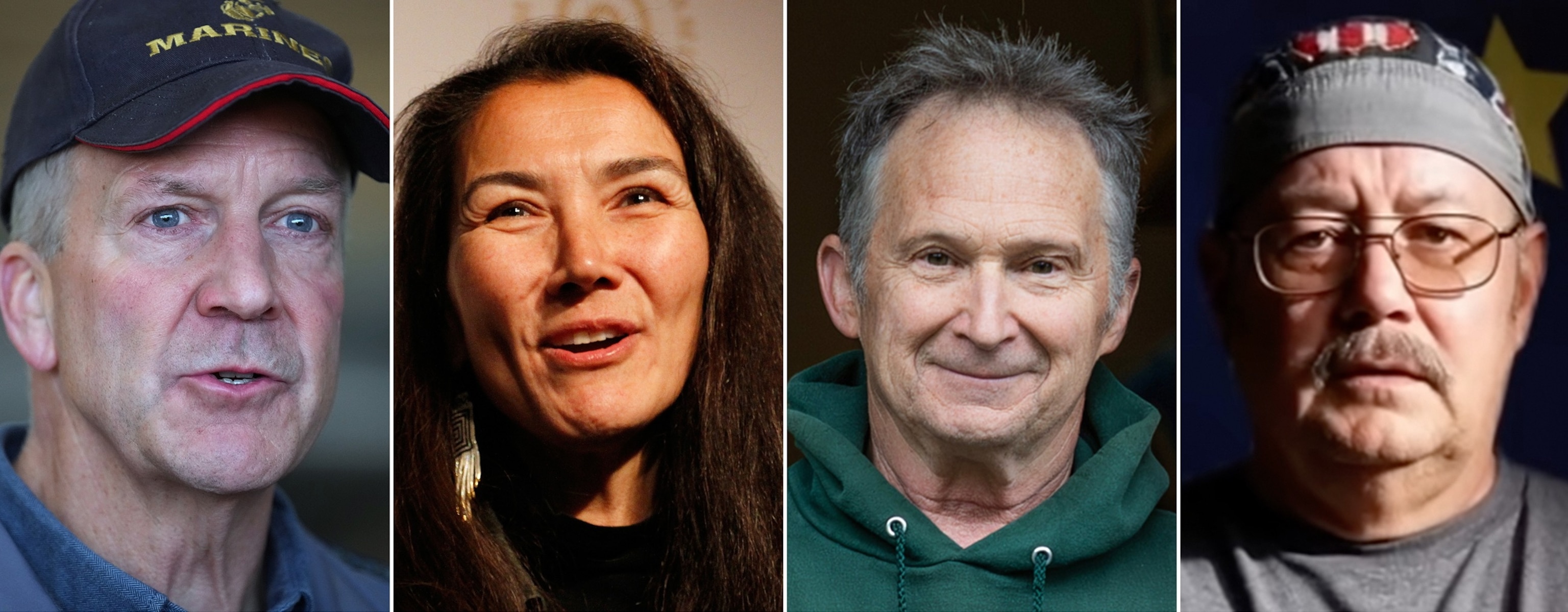 Sen. Dan Sullivan, October 6, 2026 in Anchorage, Alaska, Mary Peltola, Aug. 18, 2026, in Anchorage, Alaska, Dan J. Sullivan, June 26, 2026, in Petersburg, Alaska and Gerald Heikes.Getty Images/AP/Gerald Heikes