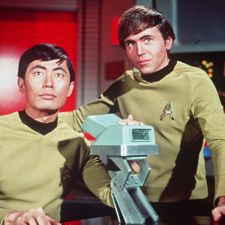 George Takei and Walter Koenig on "Star Trek."CBS via Shutterstock
