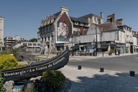 Montargis, 75 miles south of Paris, is known as the Venice of the Gâtinais region because of its scenic canals.Photograph: Valentina Camu/Divergence/The Guardian