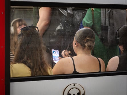 Tube tunnels are ‘basically radiators’, taking on the heat of the clay and concrete around them.Photograph: Linda Nylind/The Guardian
