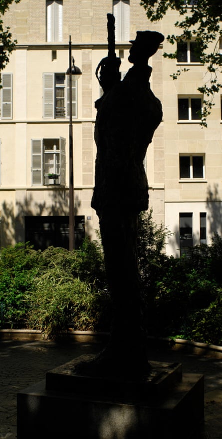 The Dreyfus statue has been tucked away in Place Pierre Lafaue in the 6th arrondisement since 1994.Photograph: Ajax/Alamy