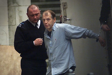 Michael Stone, pictured on the right, has protested his innocence since his conviction.Photograph: Jonathan Evans/REUTERS