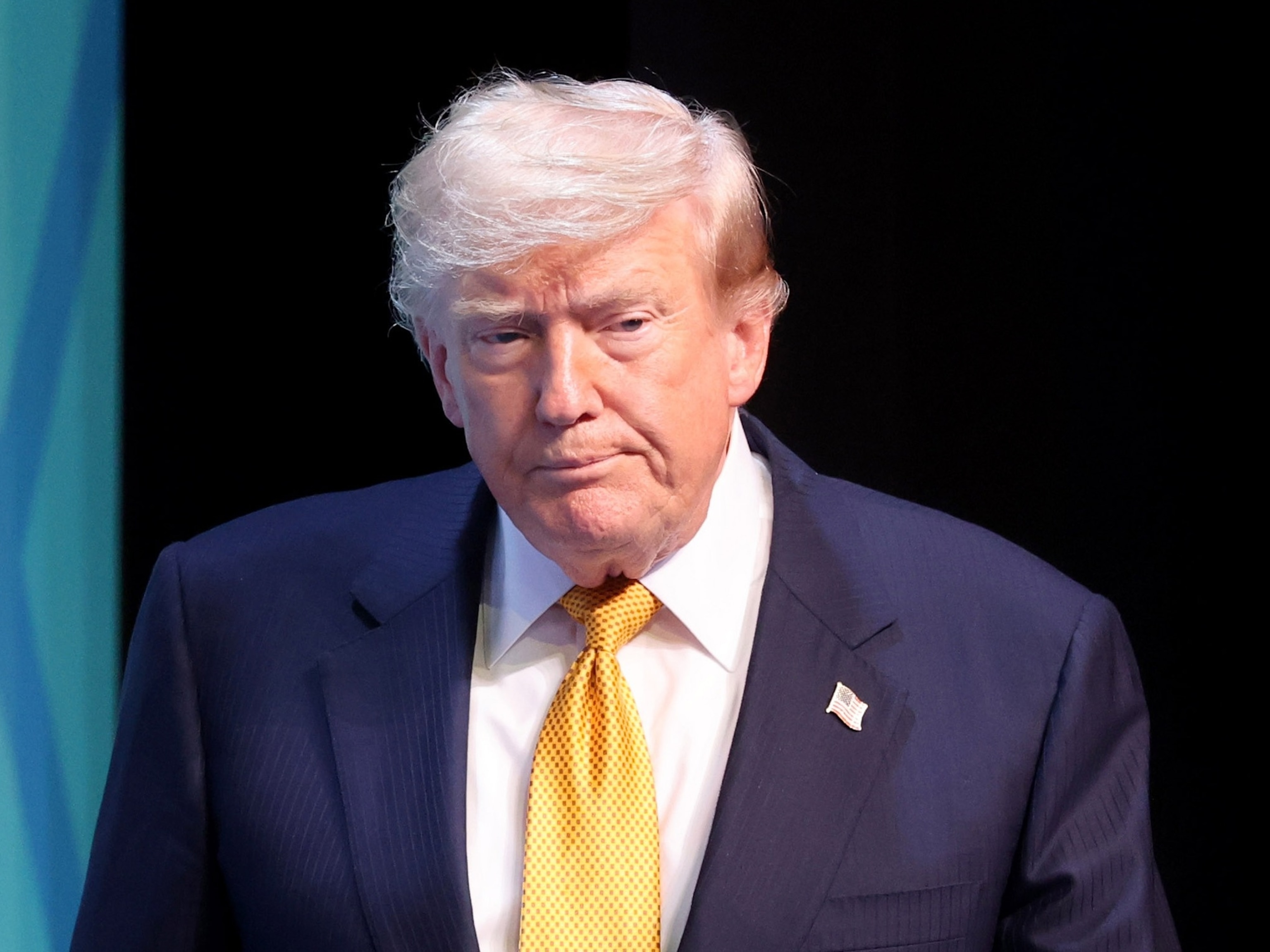 President Donald Trump arrives for a press conference during the 2026 NATO Summit in Ankara, Turkey, July 8, 2026.Georgi Licovski/EPA via Shutterstock