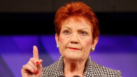 Pauline Hanson says Australia must be ‘monocultural’ in Press Club address – video