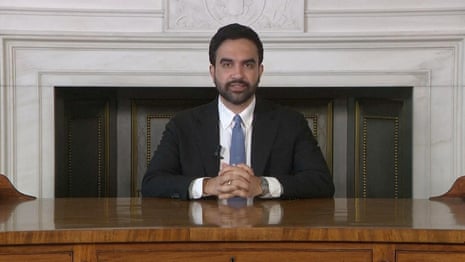Zohran Mamdani gives speech to mark US’s 250th birthday in New York – watch in full