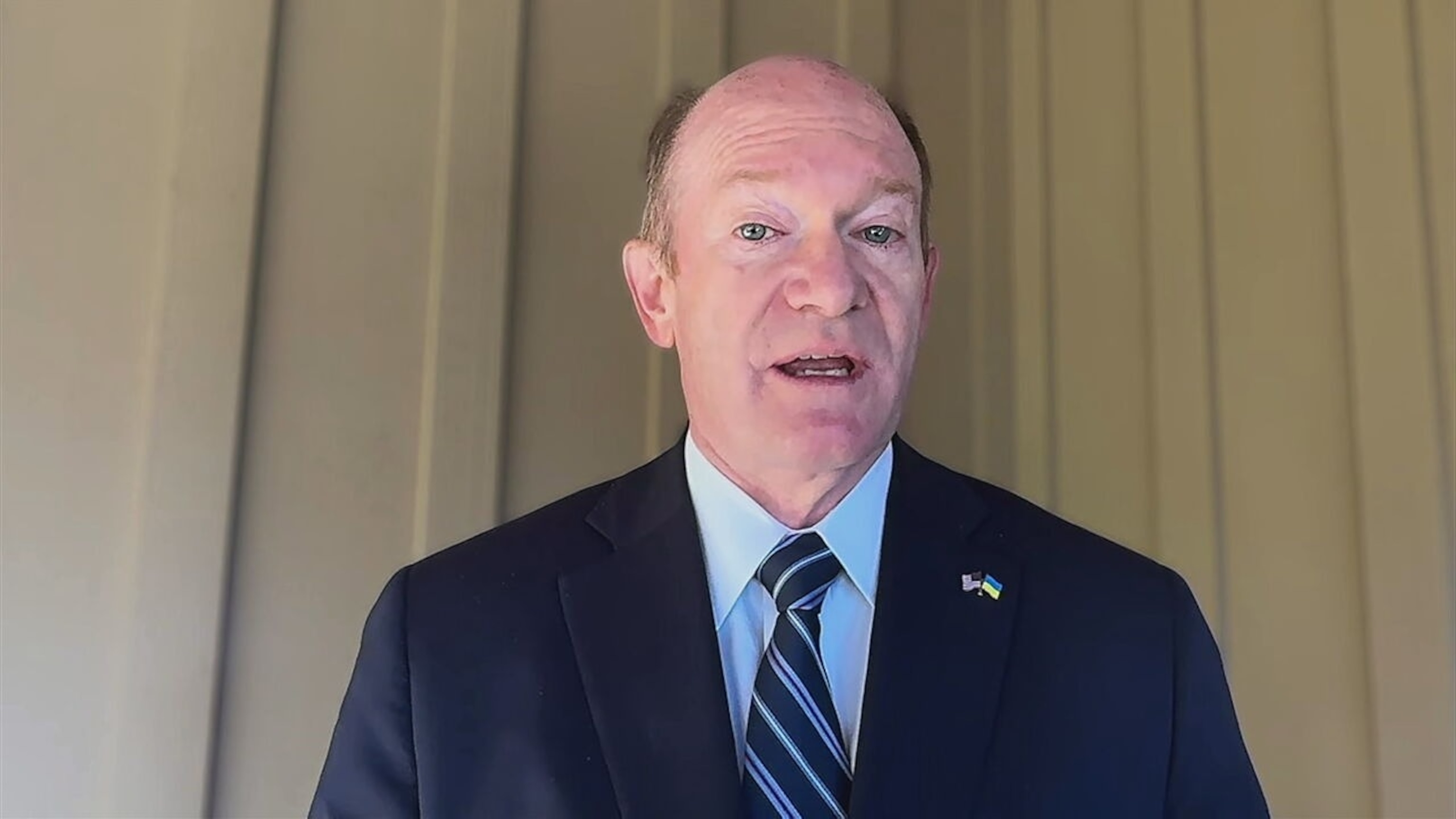 Delaware Democratic Sen. Chris Coons appears on ABC News' "This Week" on July 12, 2026.ABC News