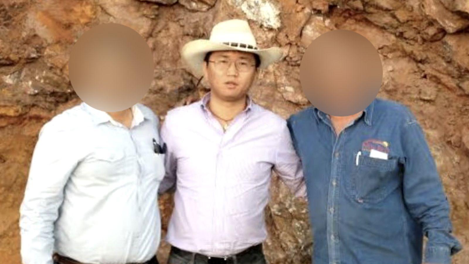 Image caption,When Zhang first moved to Mexico, he worked at a Chinese-owned mining company