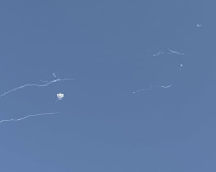 Ships anchoring near the strait of Hormuz off the eastern coast of the United Arab Emirates at Khor Fakkan.Photograph: AFP/Getty Images