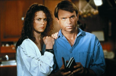 Sam Neill with Nicole Kidman in Phillip Noyce’s 1989 thriller Dead Calm.Photograph: Sportsphoto/Allstar