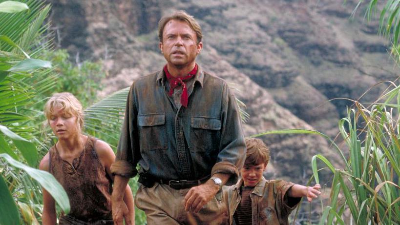 Image caption,Sam Neill played Dr Alan Grant in the Jurassic Park films
