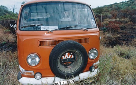 The orange Kombi van Peter Falconio and Joanne Lees were travelling in.Photograph: NT Police