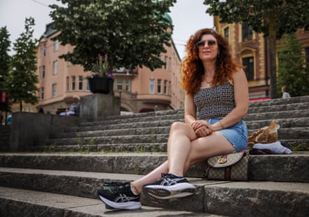 Nelly Ailo, in Södertälje, says male voters are motivated by ‘what is better for them’ rather than the wider good.Photograph: Josefine Stenersen/The Guardian