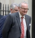 Theodore Agnew in Downing Street in March 2020.Photograph: PjrNews/Alamy