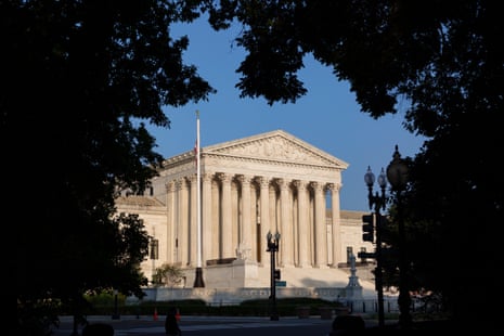 The US supreme court building.Photograph: Kevin Carter/Getty Images