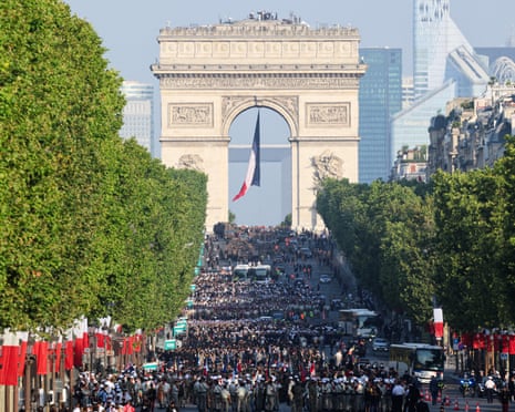 France celebrates annual Bastille day with parade