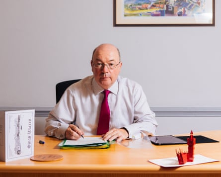 Alistair Burt, pictured in 2015, is known for his wide network of contacts across the Middle East.Photograph: James Drew Turner/The Guardian