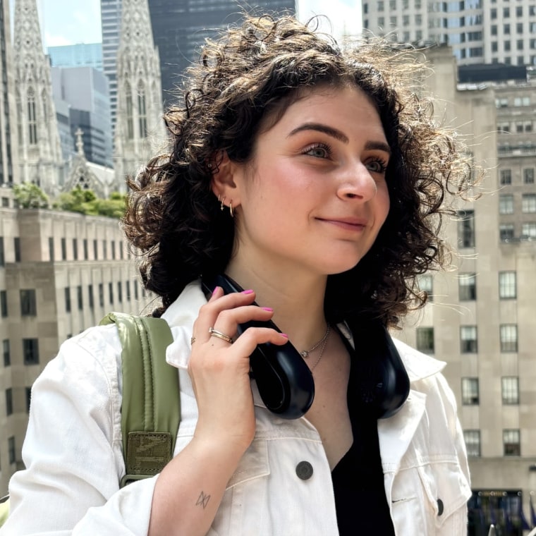 Malin loves the Comlife neck fan because she can wear it to cool her down while keeping her hands free.Courtesy Zoe Malin