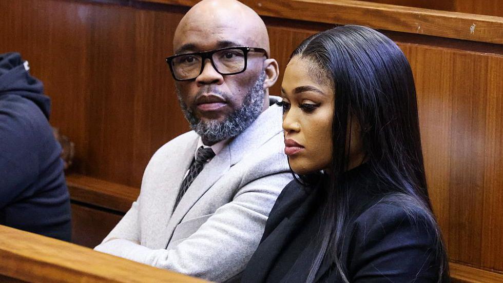 Image caption,"Cat" Matlala and his wife Tsakane Matlala deny an attempted murder charge
