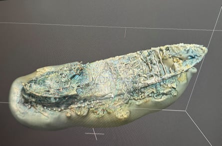 The team used underwater imaging technology developed by Canadian company Voyis to build detailed 3D models of the wrecks.Photograph: Martin Hartley/Canadian Geographic