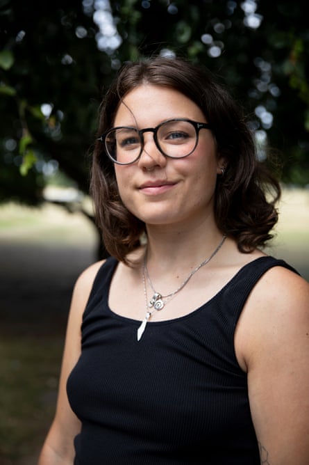 Liedtke has transformed the attack into part of her activism.Photograph: Judith Jockel/The Guardian