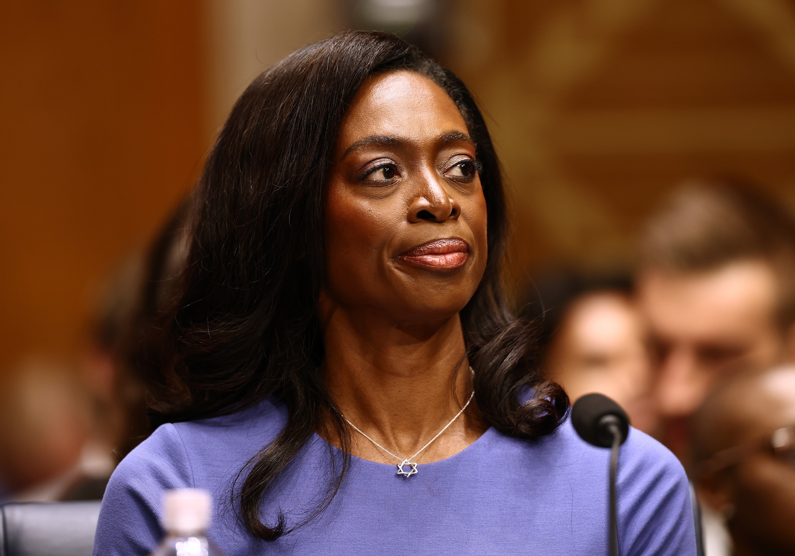Erica Schwartz attends her nomination hearing to become Director Of the Centers for Disease Control and Prevention with the Senate Health, Education, Labor and Pensions Committee on Capitol Hill, July 15, 2026 in Washington.Finn Gomez/Getty Images