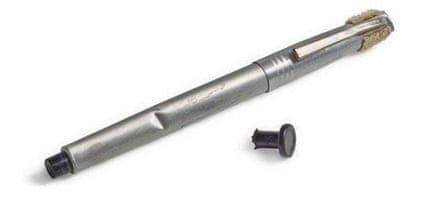 The pen sold for $857,600.Photograph: Sotheby’s
