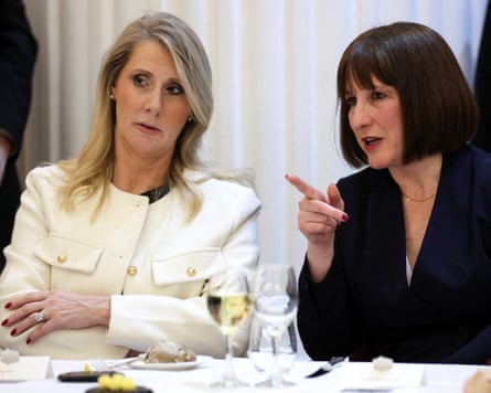 Debbie Crosbie, Nationwide’s chief executive, with Rachel Reeves, the chancellor, in 2024.Photograph: Isabel Infantes/AFP/Getty Images