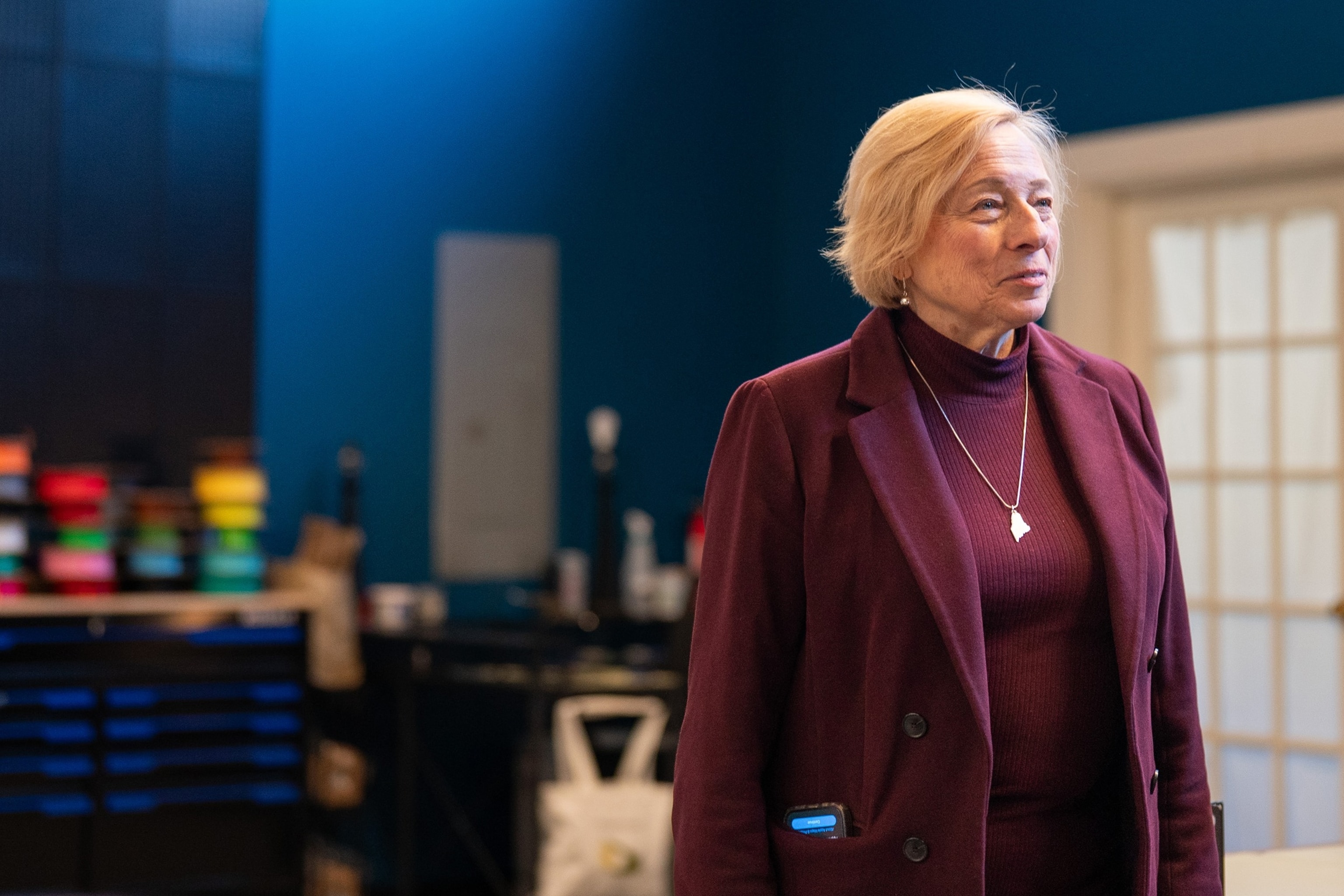 Maine Gov. Janet Mills, pictured in this March 10, 2026, photo, called on Congress, July 15, 2026, to immediately reform or abolish the Department of U.S. Immigration and Customs Enforcement following a fatal shooting of a Colombian immigrant in Biddeford, Maine, involving ICE officers.Bloomberg via Getty Images