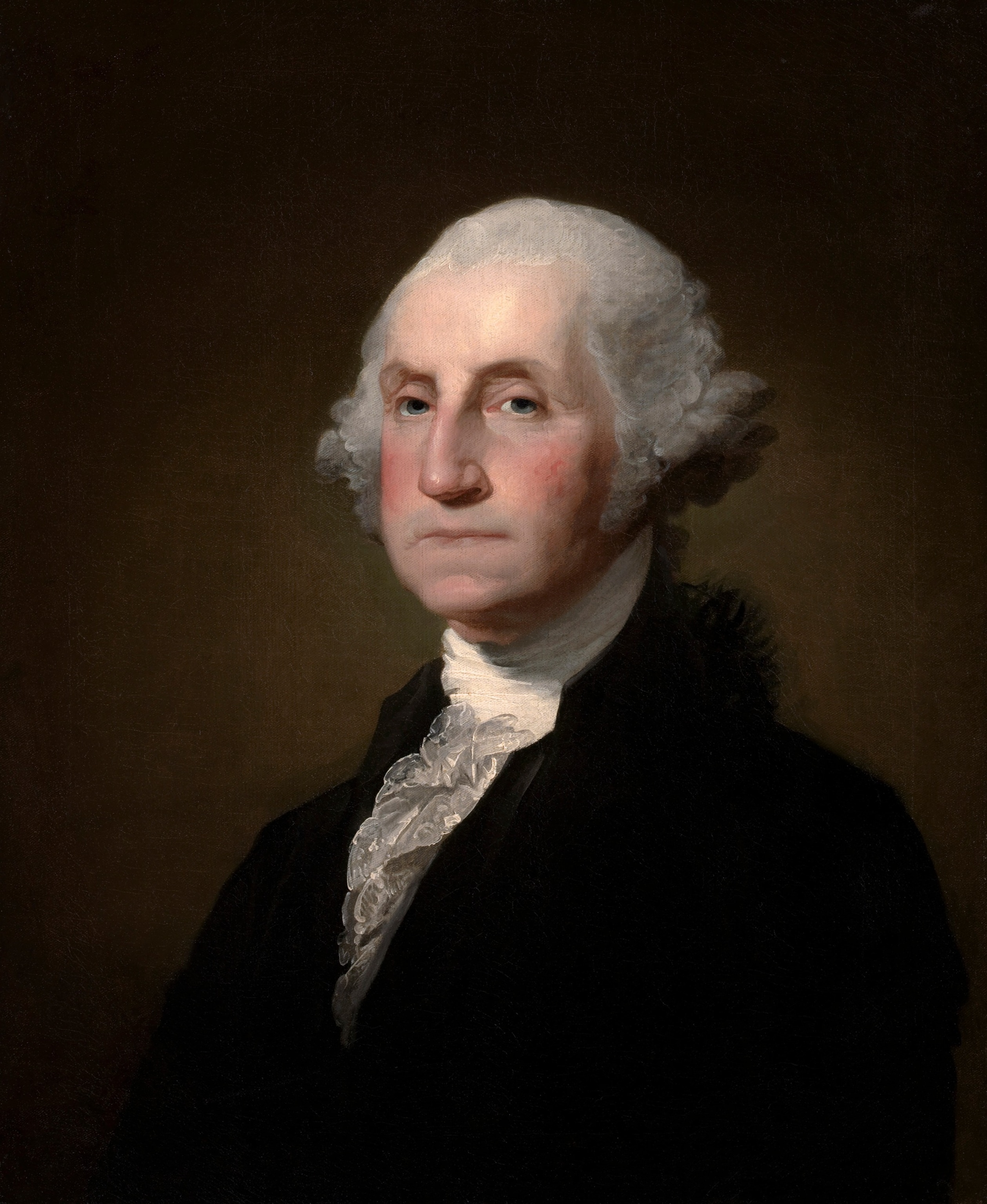 Portrait of George Washington by Gilbert Stuart painted in 1803.STOCK PHOTO/Getty Images