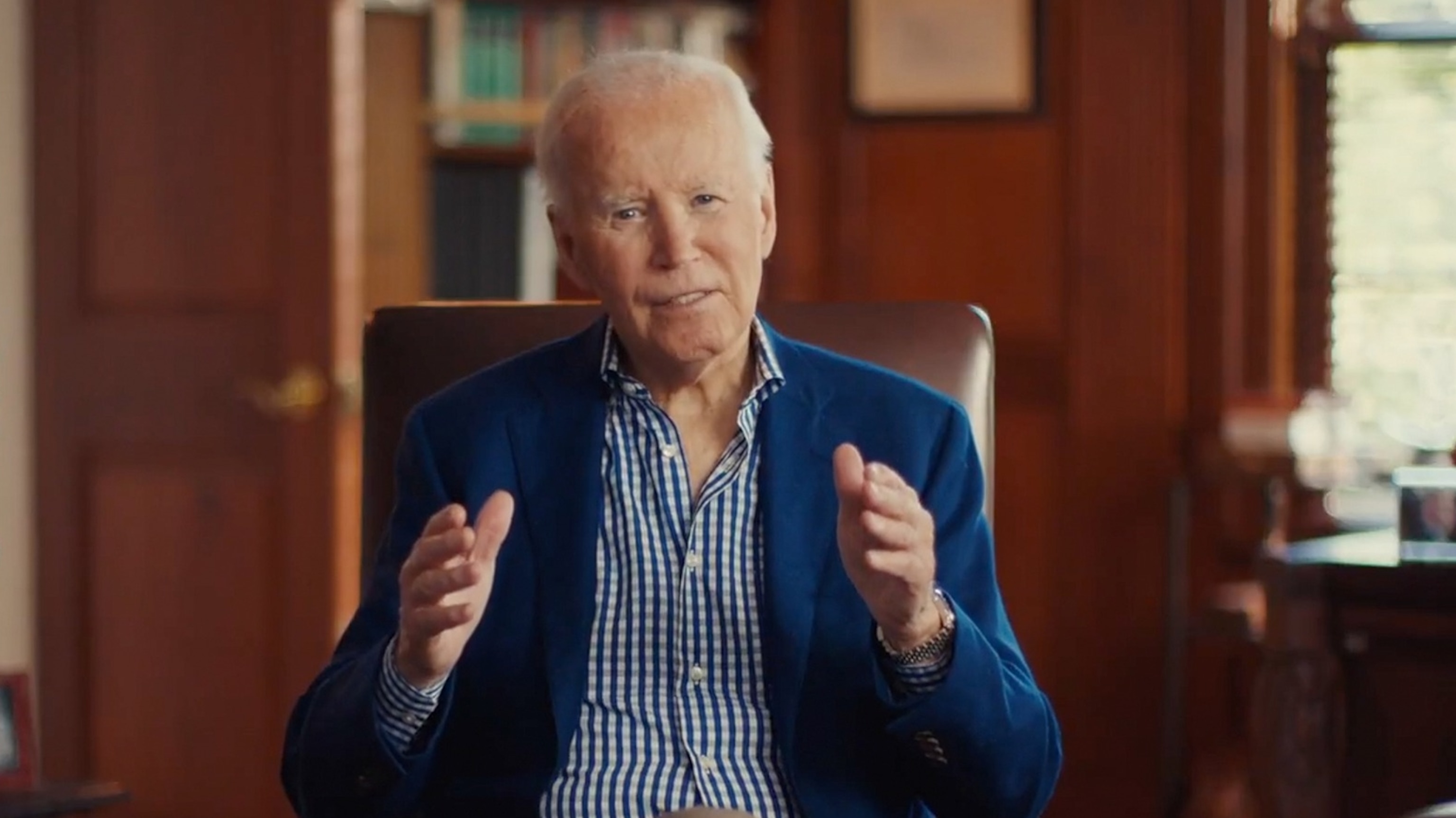 Former President Joe Biden announced the publication of his presidential memoir "Promise Me, America" in a video released on Wednesday, July 15, 2026.Joe Biden/X