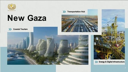 A reconstruction plan for ‘New Gaza’ put together by the Board of Peace.Illustration: Board of Peace