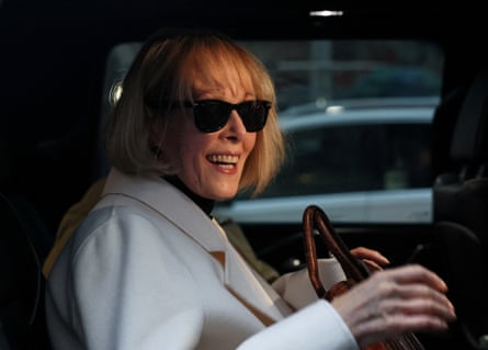 E Jean Carroll has received her $5.6m, a sum held in escrow since the 2023 civil case in which Trump was found liable for sexual abusing and subsequently defaming her.Photograph: Brendan McDermid/Reuters