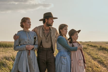 Netflix’s Little House on the Prairie – like one of those digital fires you load on to your screen to create a nice ambience.Photograph: Eric Zachanowich/Netflix/AP