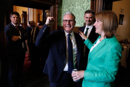 Keir Starmer: ‘I’ll never have to talk to Kemi Badenoch again.’Photograph: Simon Dawson/No 10 Downing Street