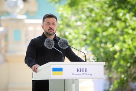 Volodymyr Zelenskyy has been criticised for struggling to assemble and a retain a cohesive team of senior officials.Photograph: President of Ukraine/APAImages/Shutterstock