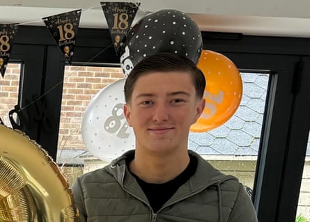 Henry Nowak, 18, was stabbed five times by Vickrum Digwa as he walked home after a night out with his football team.Photograph: Family Handout/PA