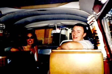 Joanne Lees and Peter Falconio on their trip through Australia.Photograph: PA