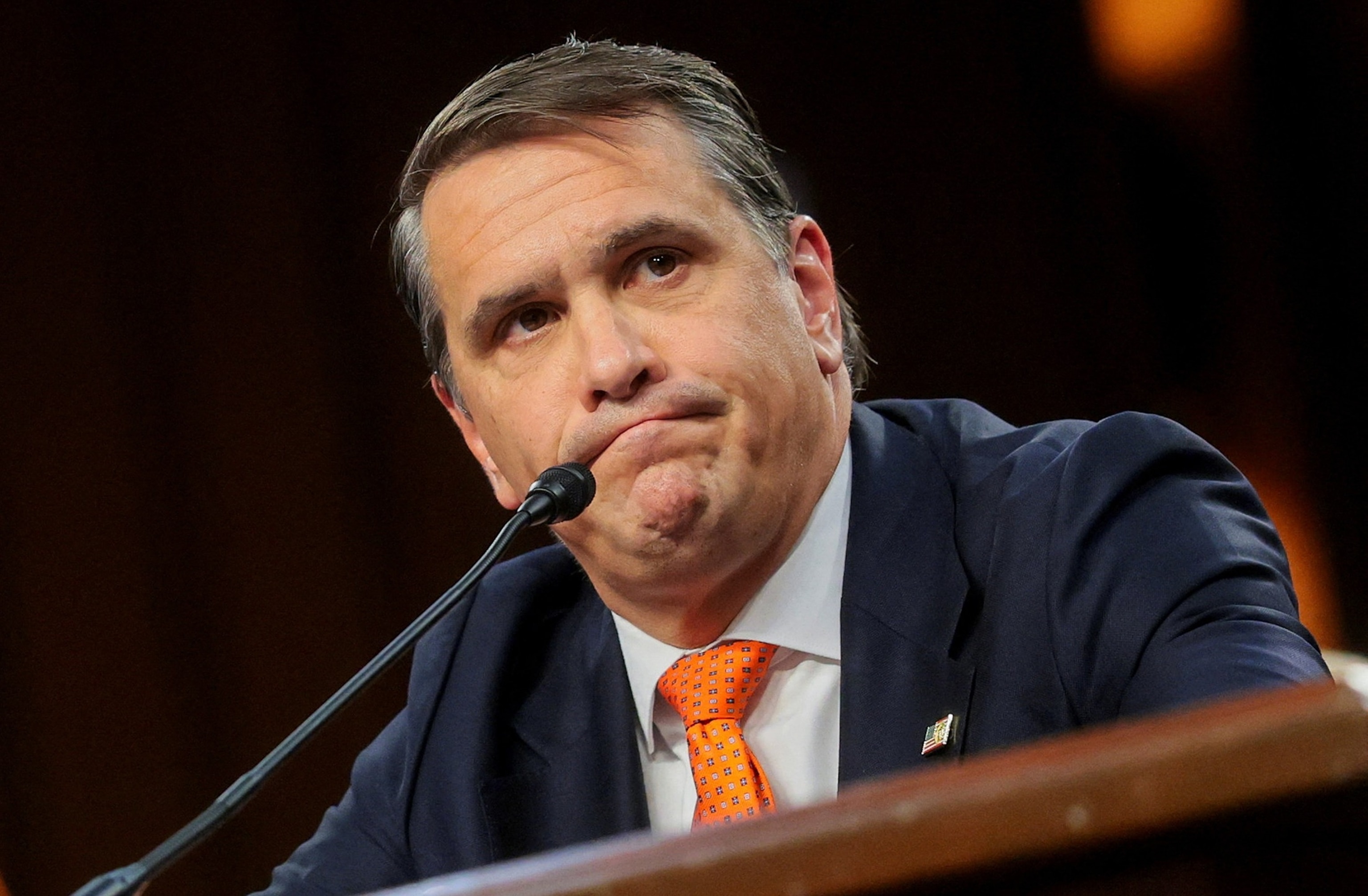 Acting US Attorney General Todd Blanche testifies during a Senate Judiciary Committee hearing on his nomination to be Attorney General, on Capitol Hill in Washington, July 15, 2026.Jonathan Ernst/Reuters