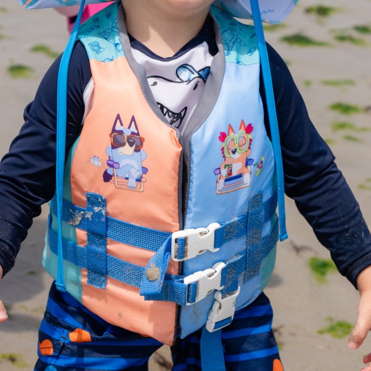 Swimways makes safety gear that's actually adorable.Courtesy Daniel Landesman Photography