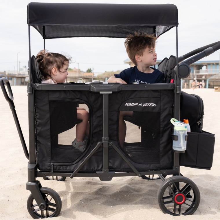 We loaded the kids into the Voya and rolled through the sand; no walking, no complaints.Courtesy Daniel Landesman Photography